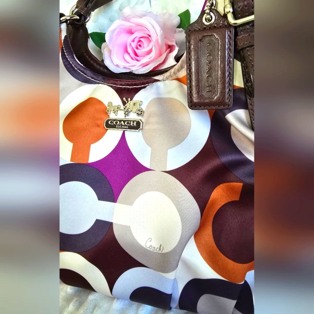 Coach Maggie Madison OP Art Multicolor style # 18764 - Picture 3 of 10